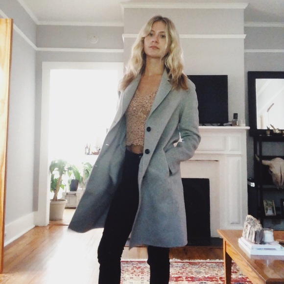 gap wool blend coat